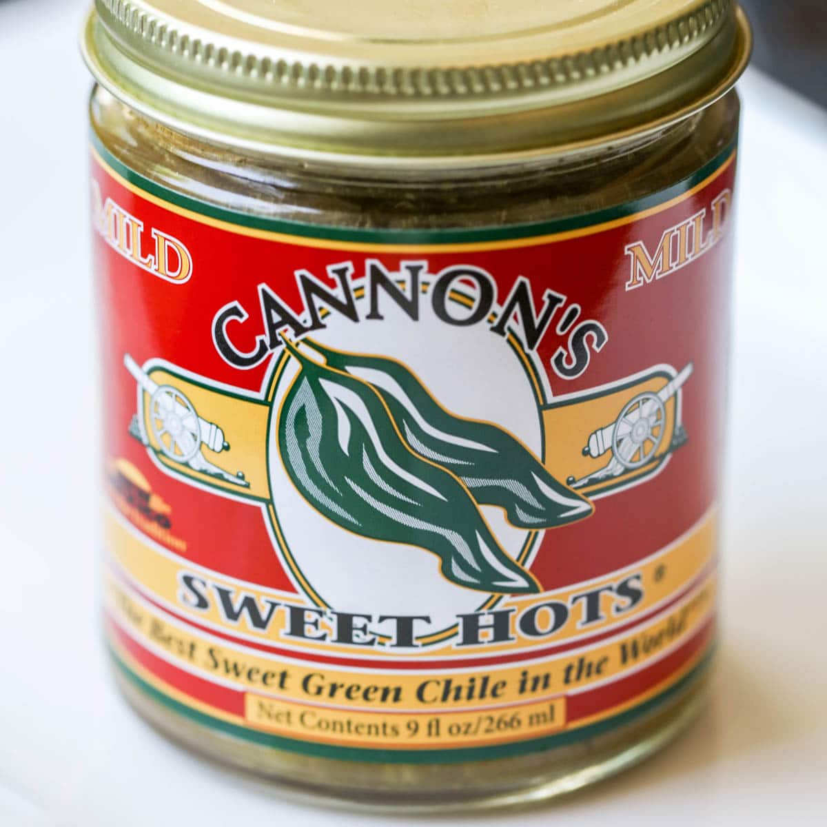 坎农的甜绿辣椒罐头