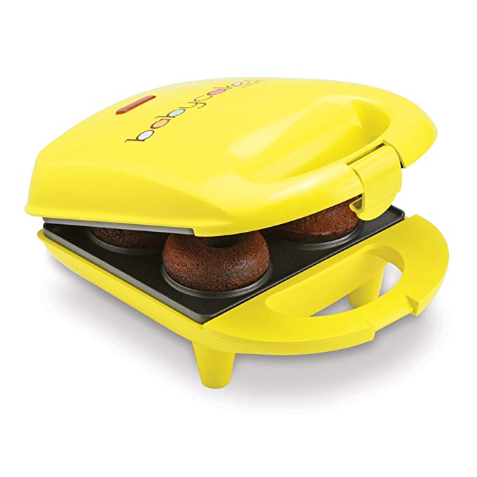 来自亚马逊的黄色电动甜甜圈机。