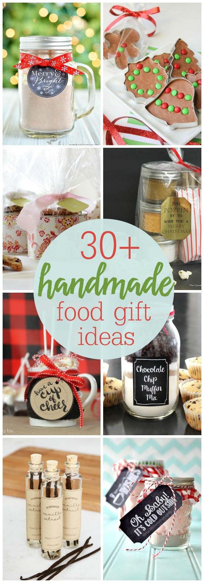 30+手工食品礼物创意-这么多简单，可爱和便宜的礼物创意，制作并送给朋友，家人和邻居。